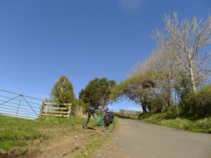 bergauf, den ganzen vormittag