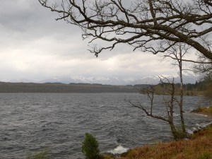 loch lochy, viel gegenwind heute...