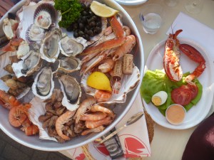 Eiweiss für die morgige Etappe...