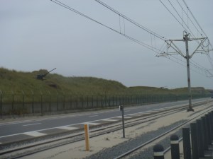 Atlantikwall im Nieselregen