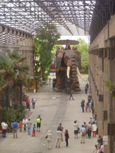 Mechanischer Elefant in Les Machines de l'île