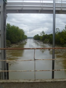 Das Meer ist nicht mehr weit: man merkt die Gezeiten
