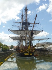 Segelschiff in Rochefort