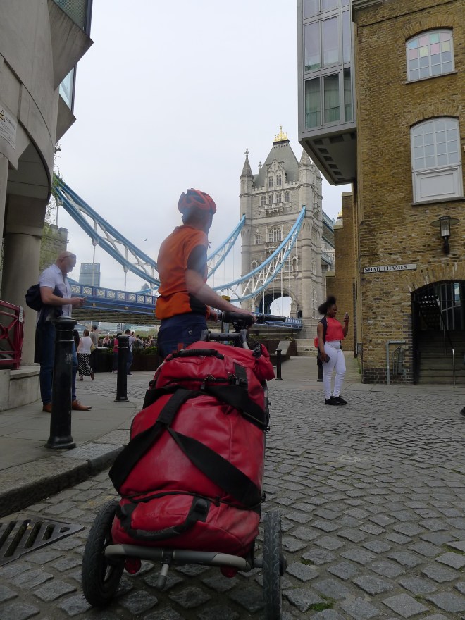 Ende der Ettape: Tower Bridge