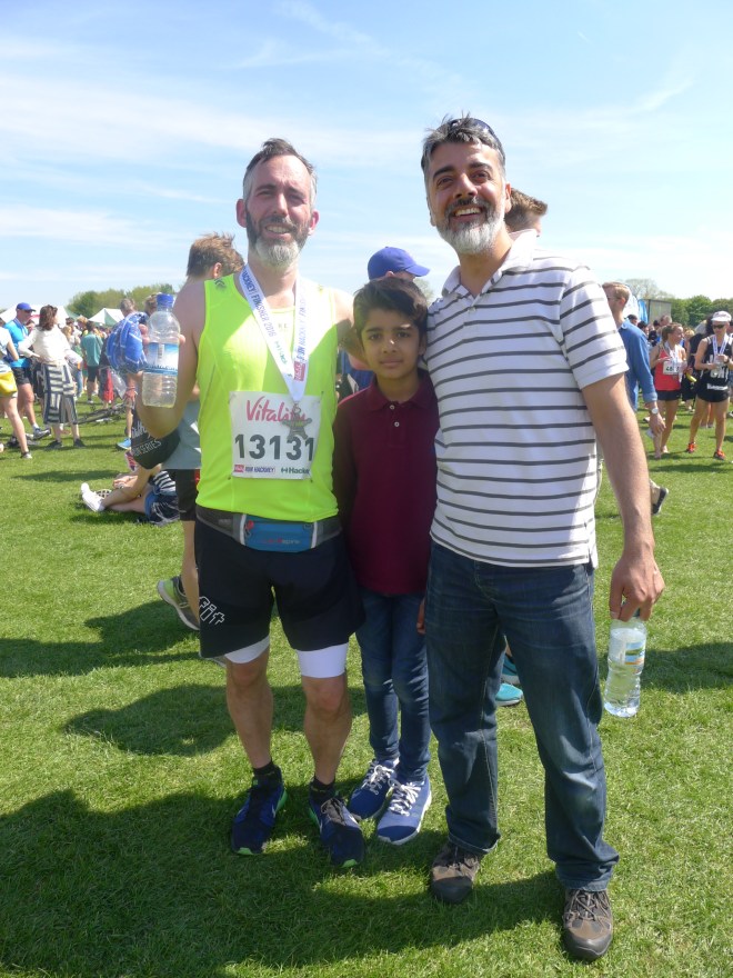 Von waschechten Londonern angefeuert läuft es sich fabelhaft.