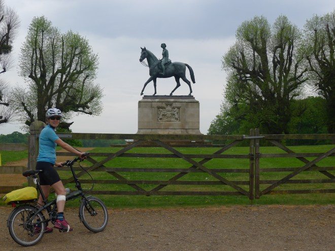 Hoch zu Ross im Windsor Park.